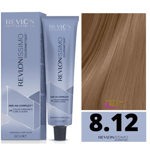 Revlonissimo Colorsmetique High Coverage 8,12-Frosty Blonde 60ml - Batty Beauty