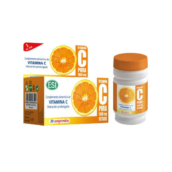 Esi Vitamina C Pura 1,000 Mg Retard 30 Comprimidos - Batty Beauty