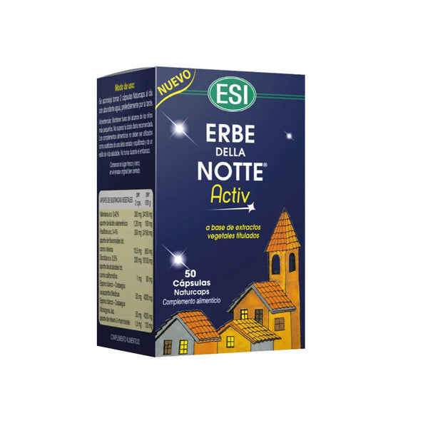 Esi Erbe Della Notte Activ 50 Naturcaps - Batty Beauty
