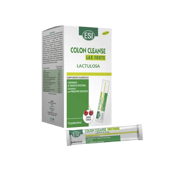 Esi Colon Cleanse Lax Forte Lactulose Boisson De Poche 12 unités - Batty Beauty