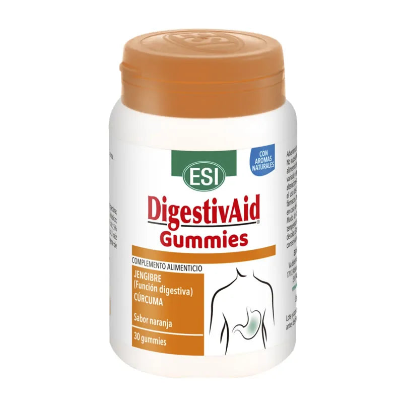 Esi DigestivAid Gummies 30 ESI – Gingembre Avec Curcuma