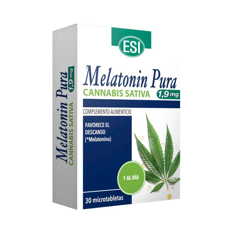 Esi Pure Mélatonine Cannabis Sativa 1,9 mg 30 Microcomprimés