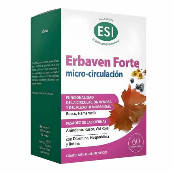 Esi Erbaven Forte Microcirculation 60 Tablets - Batty Beauty