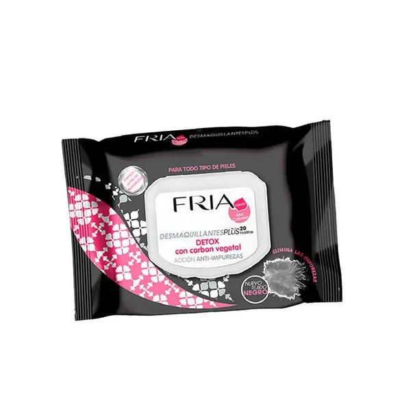 Fria Desmaquillantes Plus Detox Make-Up Remover Wipes 20 Wipes - Batty Beauty