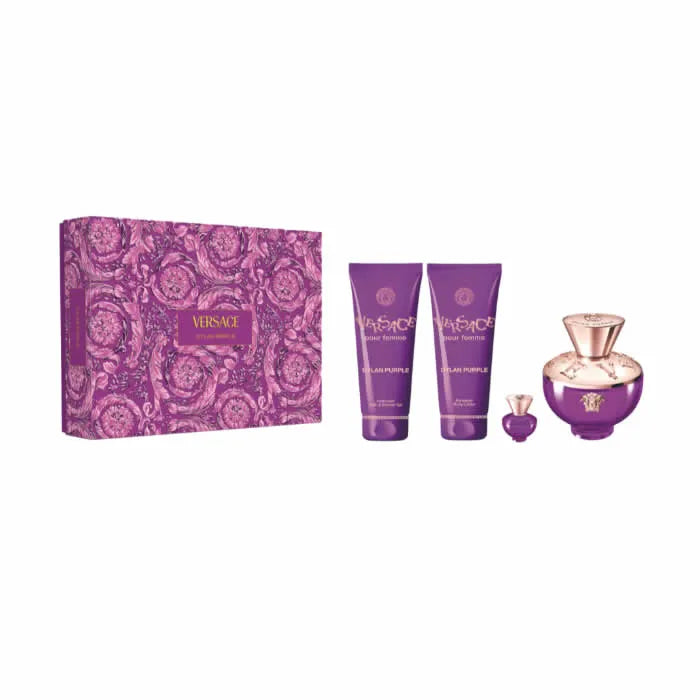 Versace Dylan Purple Eau De Parfum Coffret 4 Produits