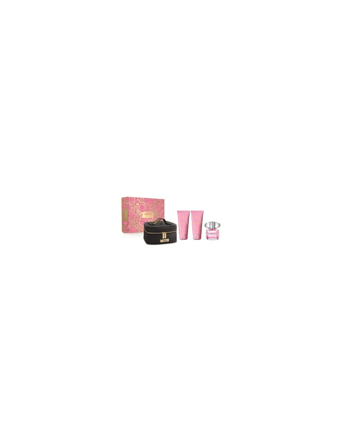 Versace Bright Crystal Eau De Toilette Christmas Set 4 Pieces