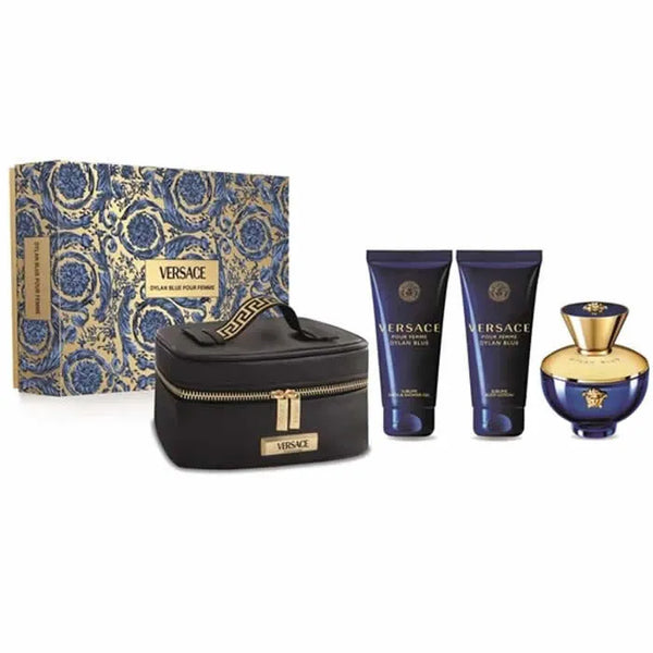 Versace Pour Femme Dylan Blue Eau De Parfum Coffret 3 Produits 100ml - Batty Beauty