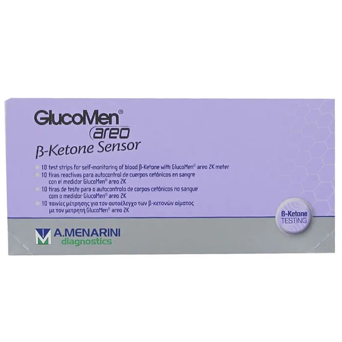 Menarini Glucomen Areo Sensor B-Ketone 10 bandelettes réactives