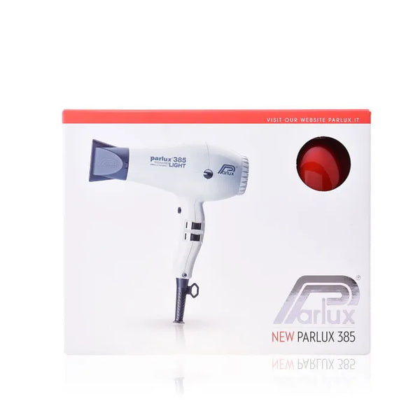 Parlux Hair Dryer 385 Powerlight Ionic & Ceramic Red - Batty Beauty