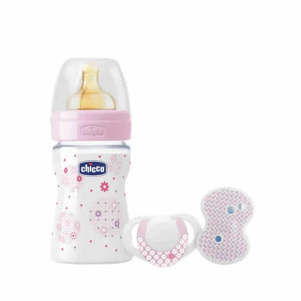Chicco Regalo Well-Being Silicone "Mum Effect" Rose 0m+ Coffret 3 Produits - Batty Beauty