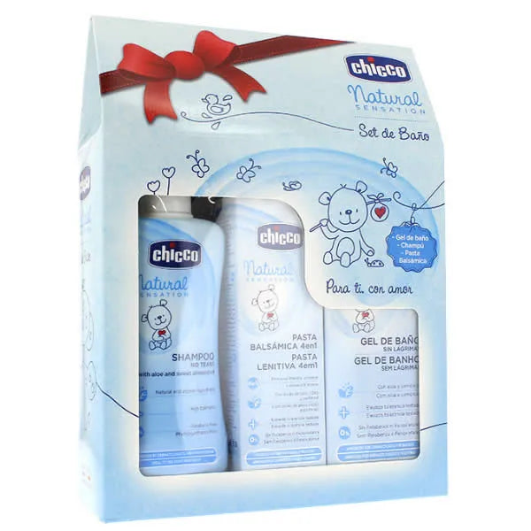 Chicco Natural Sensation Bain Coffret 3 Produits - Batty Beauty