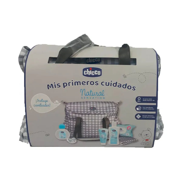 Chicco My First Care Bag Gris Set 6 Pieces - Batty Beauty