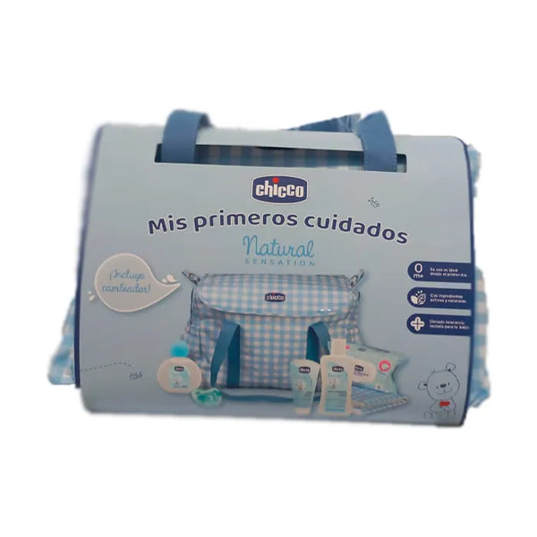 Chicco My First Care Bag Bleu Set 6 Pieces - Batty Beauty