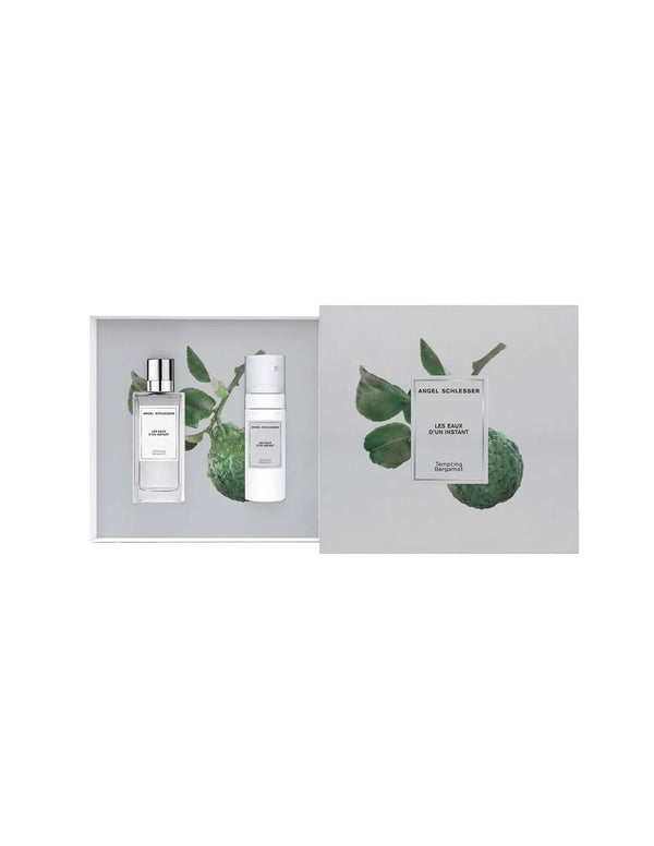 Angel Schlesser Instant Tempting Bergamont Watercolor Coffret Eau De Toilette Set 2 Pieces 100ml - Batty Beauty