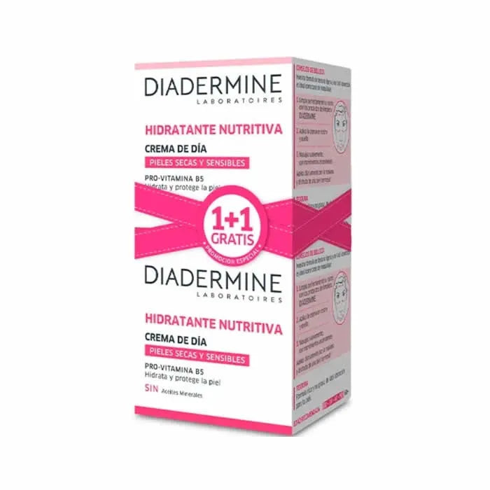 Diadermine Crème De Jour Hydratant Nourrissant Coffret 2 Produits