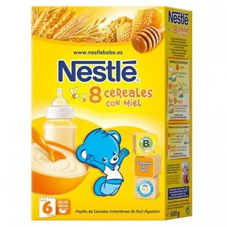 Nestle Papilla De 8 Cereales, Miel y Bífidus Nestle