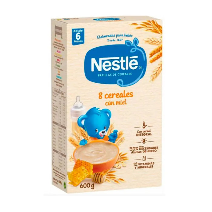 Nestle Nestlé Papilla 8 Cereals With Honey and Bífidus