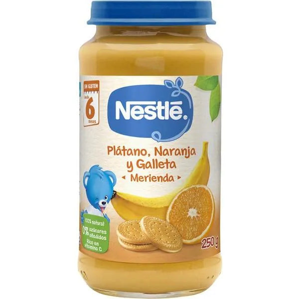 Nestle Puré Plátano, Naranja y Galleta - Batty Beauty