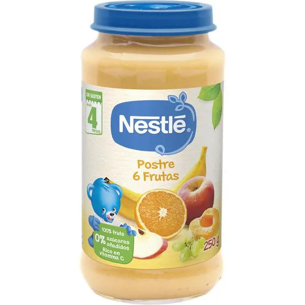 Nestle 2x Nestlé Postre De 6 Frutas