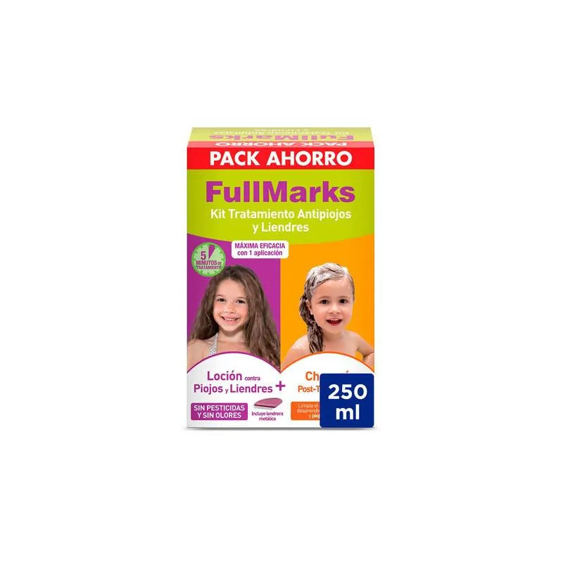 Fullmarks Kit Lotion Anti-Poux Shampooing
