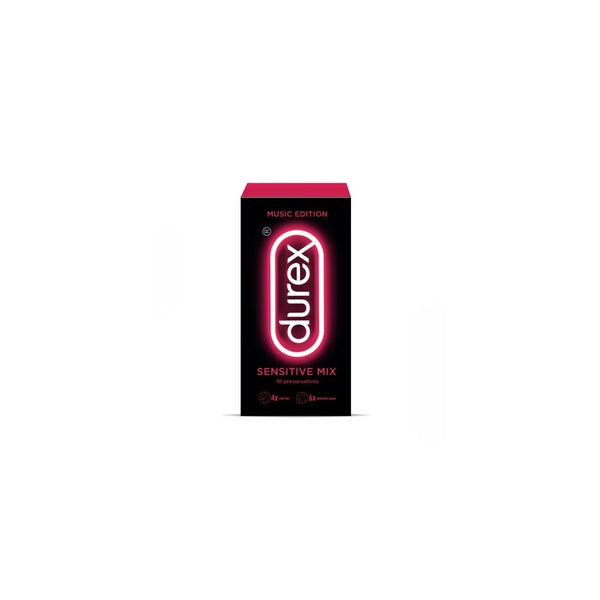 Durex Music Edition Condoms Sensitive Mix 10 Units - Batty Beauty
