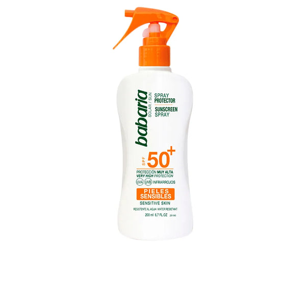 Babaria Sunscreen Spray For Sensitive Skin Spf50 200ml - BABARIA