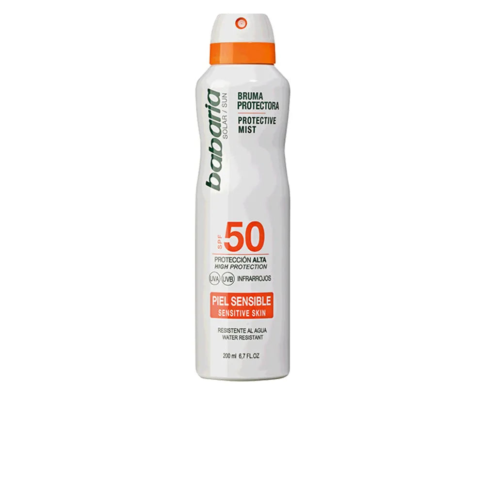 Babaria Brume Protectrice Spf50 Peaux Sensibles 200ml