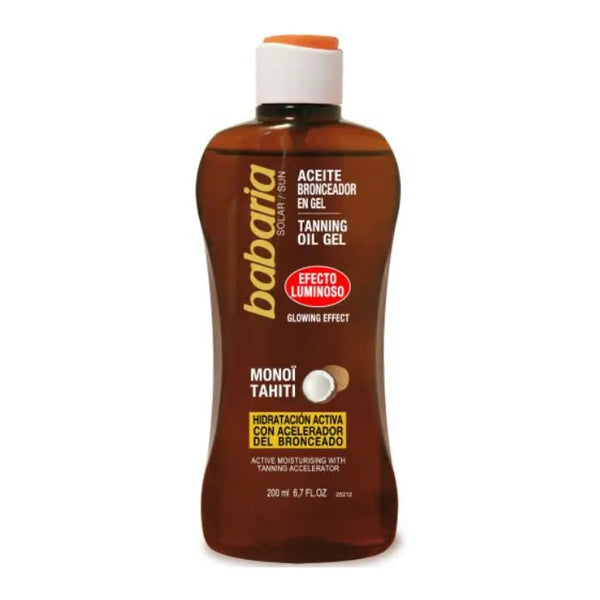 Babaria Tanning Oil Gel Glowing Effect 200ml - BABARIA