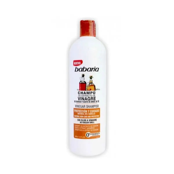 Babaria Shampooing Vinaigre 600ml - Batty Beauty