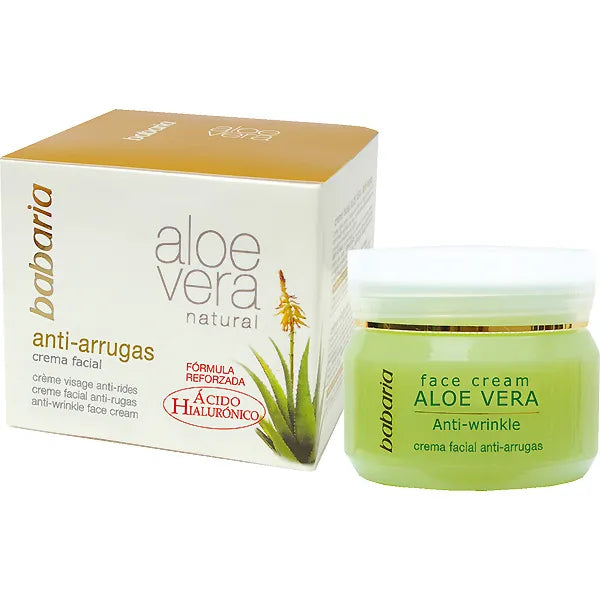 Babaria Natural Crème Faciale Anti Rides Aloe Vera
