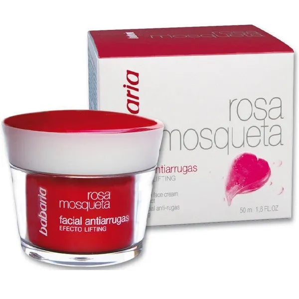 Babaria Face Cream Anti Wrinkle Rose hip Oil 50ml - Batty Beauty