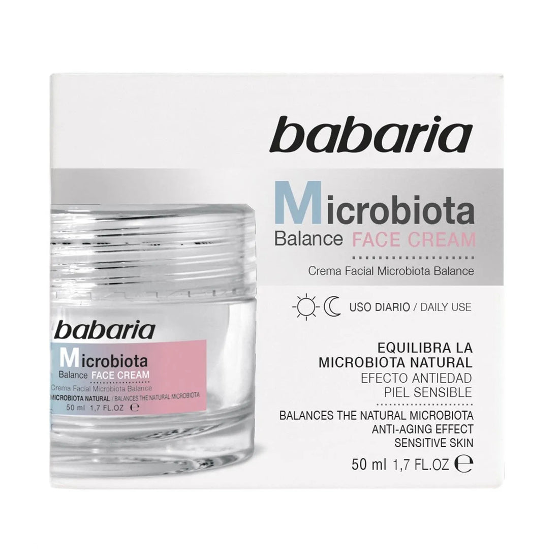 Babaria Microbiota Balance Crema Facial Uso Diario Piel Sensible