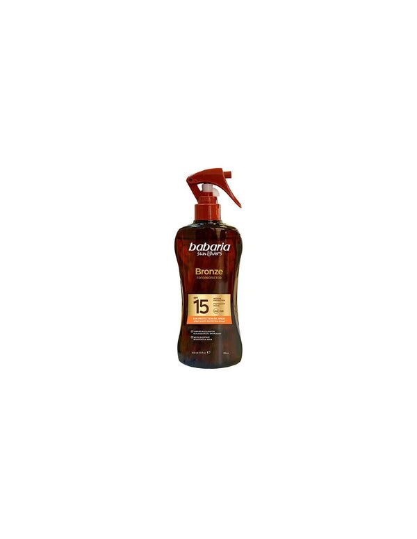 Babaria Sol Bronze Aceite Protector Solar Monoi Tahiti Spf15 300ml - Batty Beauty