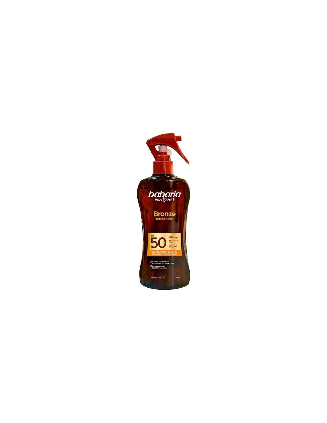 Babaria Sol Bronze Aceite Protector Solar Coco Spf50