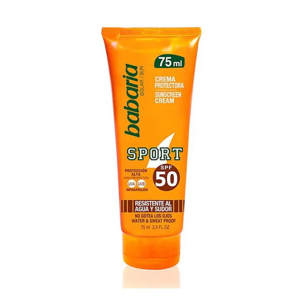 Babaria Crème Solaire Sport Spf50 75ml - Batty Beauty