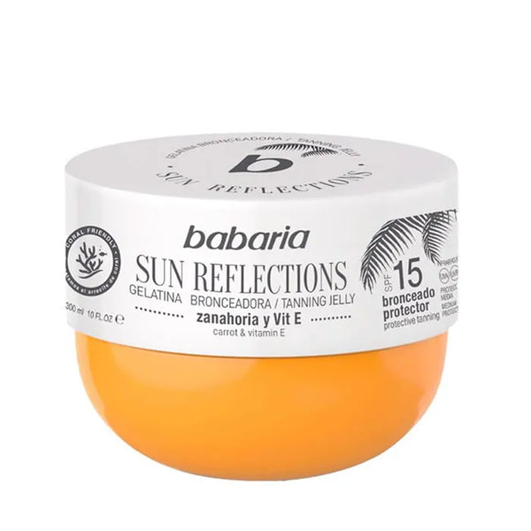 Babaria Sun Reflections Tanning Jelly Protective Tanning Spf15 300ml - BABARIA