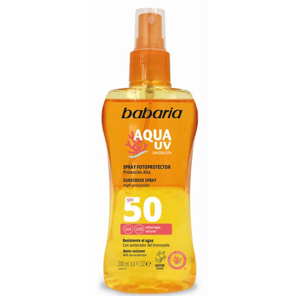Babaria Sun Sunscreen Biphasic Spf50 200ml - Batty Beauty