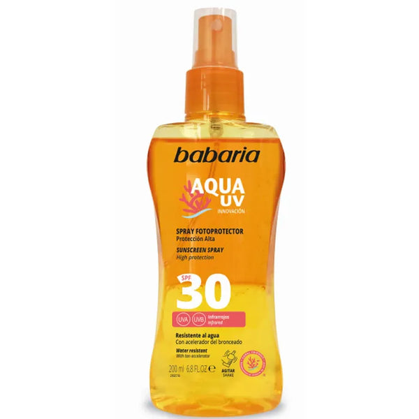 Babaria Sun Sunscreen Biphasic Spf30 200ml - Batty Beauty