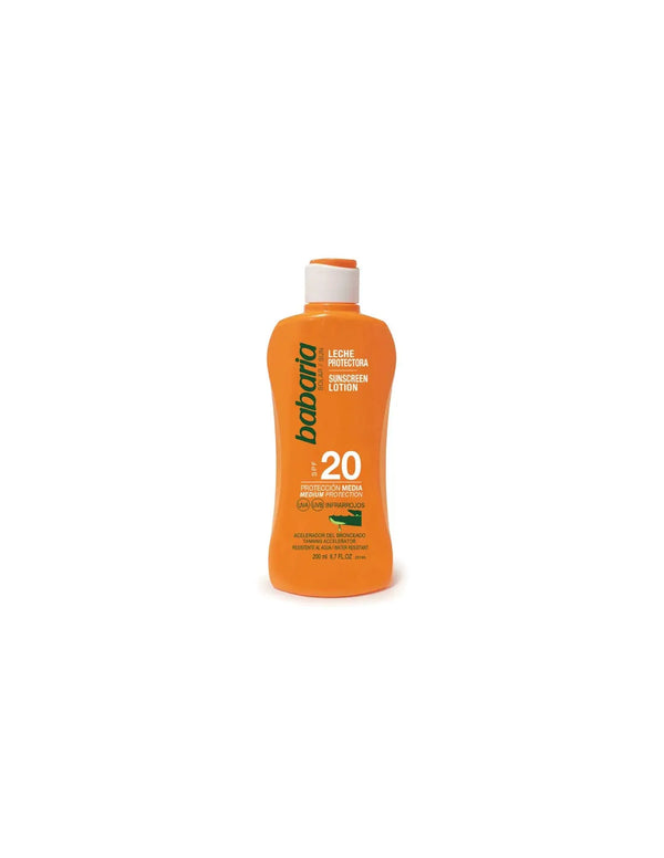 Babaria Sol Leche Protector Aloe Sfp20 300ml - BABARIA