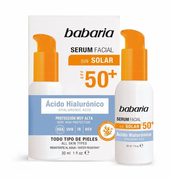 Babaria Solar Acido Hialurónico Serum Facial Spf50 30ml - Batty Beauty