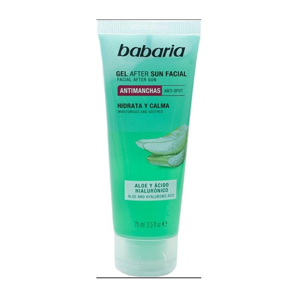 Babaria Anti-Manchas Aloe y Acido Hialuronico Gel Facial After Sun 75ml - Batty Beauty