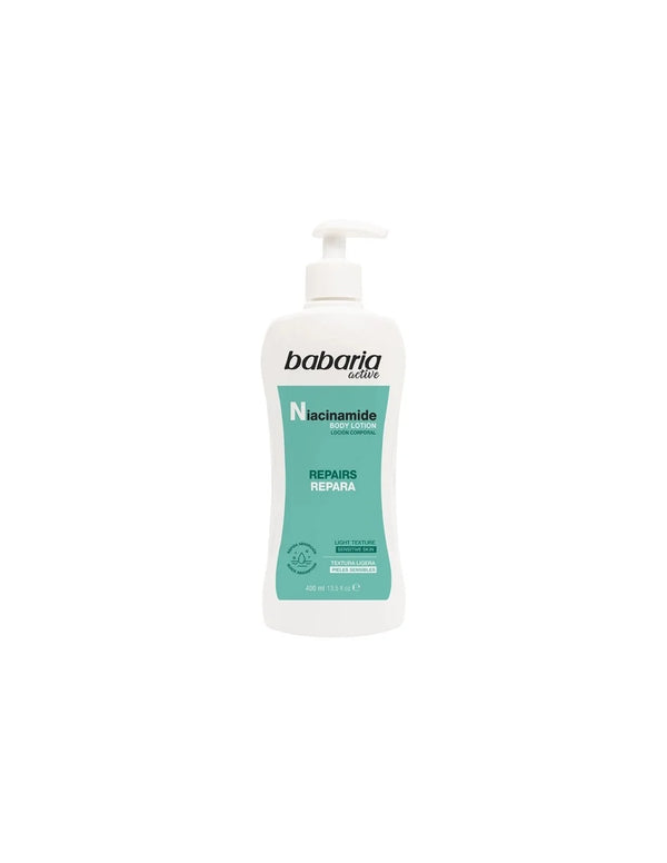 Babaria Active Niacinamide Locion Corporal Pieles Sensibles Con Difusor 400ml - Batty Beauty