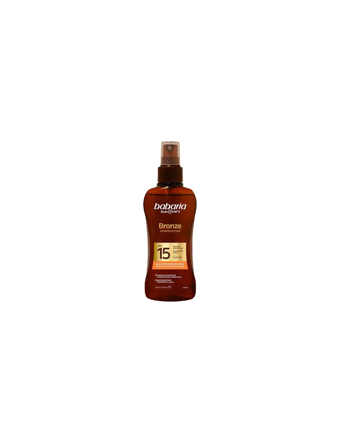Babaria Sol Bronze Aceite Protector Solar Spf15