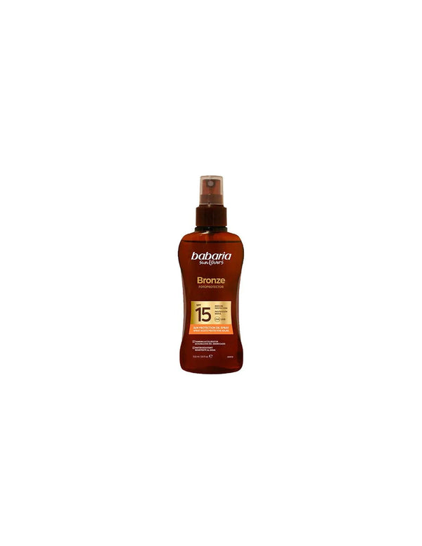 Babaria Sol Bronze Aceite Protector Solar Spf15 100ml - Batty Beauty