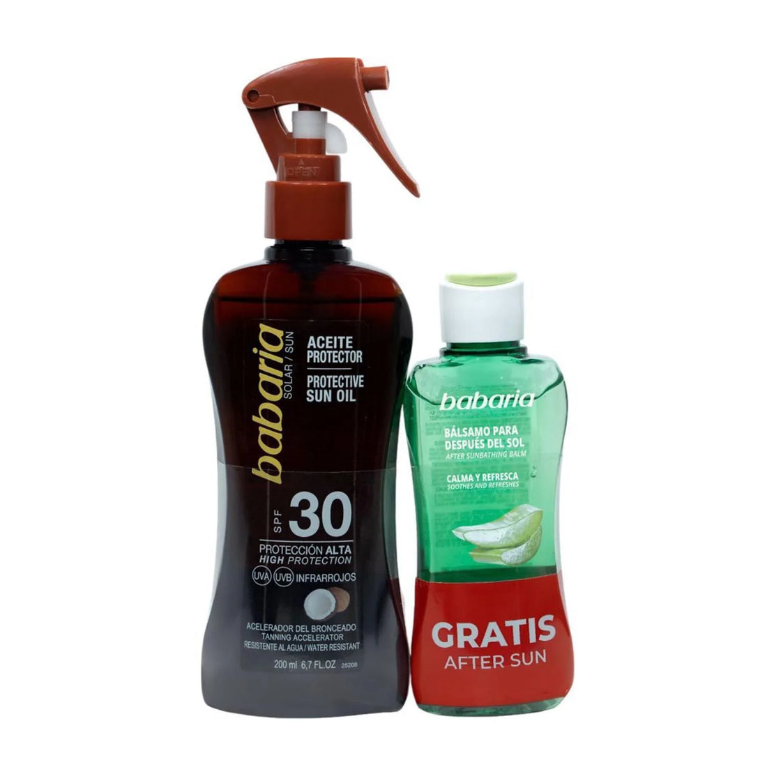 Babaria Sol Aceite Protector Solar Coco F30 After Sun