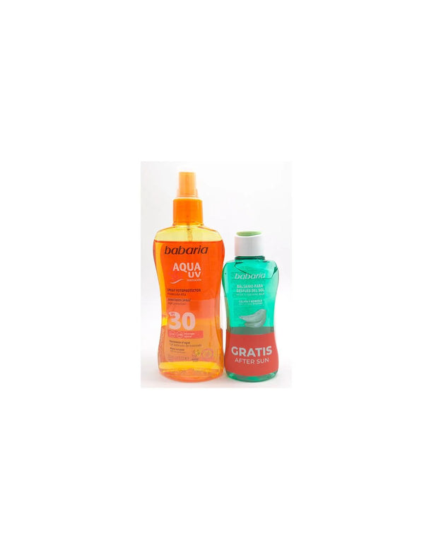 Babaria Sol Pack Aqua Uv Spf30 After Sun e Hielo 100ml - Batty Beauty