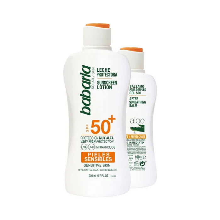 Babaria Sun Sunscreen Lotion Spf50 Plus Coffret 2 Produits
