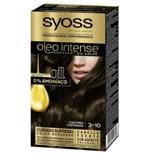 Syoss Oleo Intense Permanent Hair Color 3-10 Brown - Batty Beauty