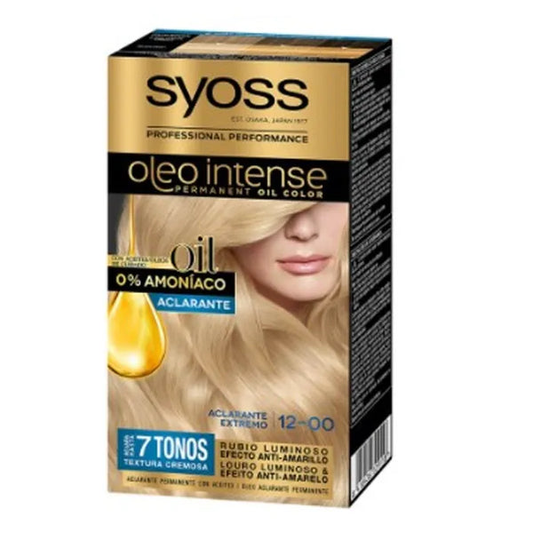 Syoss Oleo Intense Permanent Hair Color 12-0 Extreme Lightening - Batty Beauty