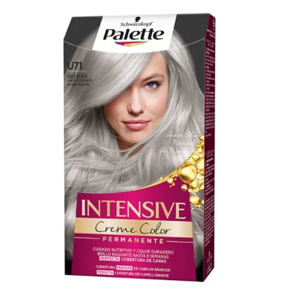 Schwarzkopf Palette Intensive Creme Color Tint U71 Grey Silver - Batty Beauty